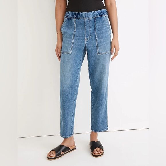 Madewell Pull-On Relaxed Jeans XSP - Picture 1 of 9